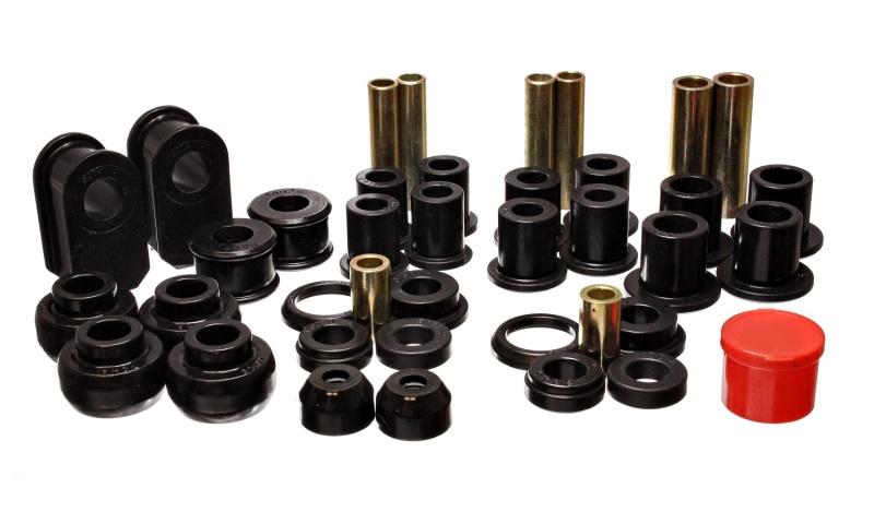 Ford E-350 Suspension Bushing Kit - Energy Suspension - Hyper-Flex System - Black - `92-`06